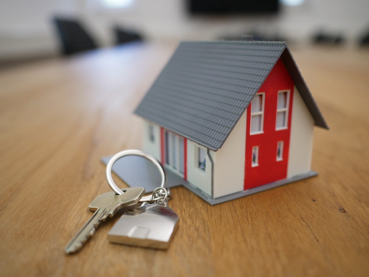 A tiny house and a big set of keys